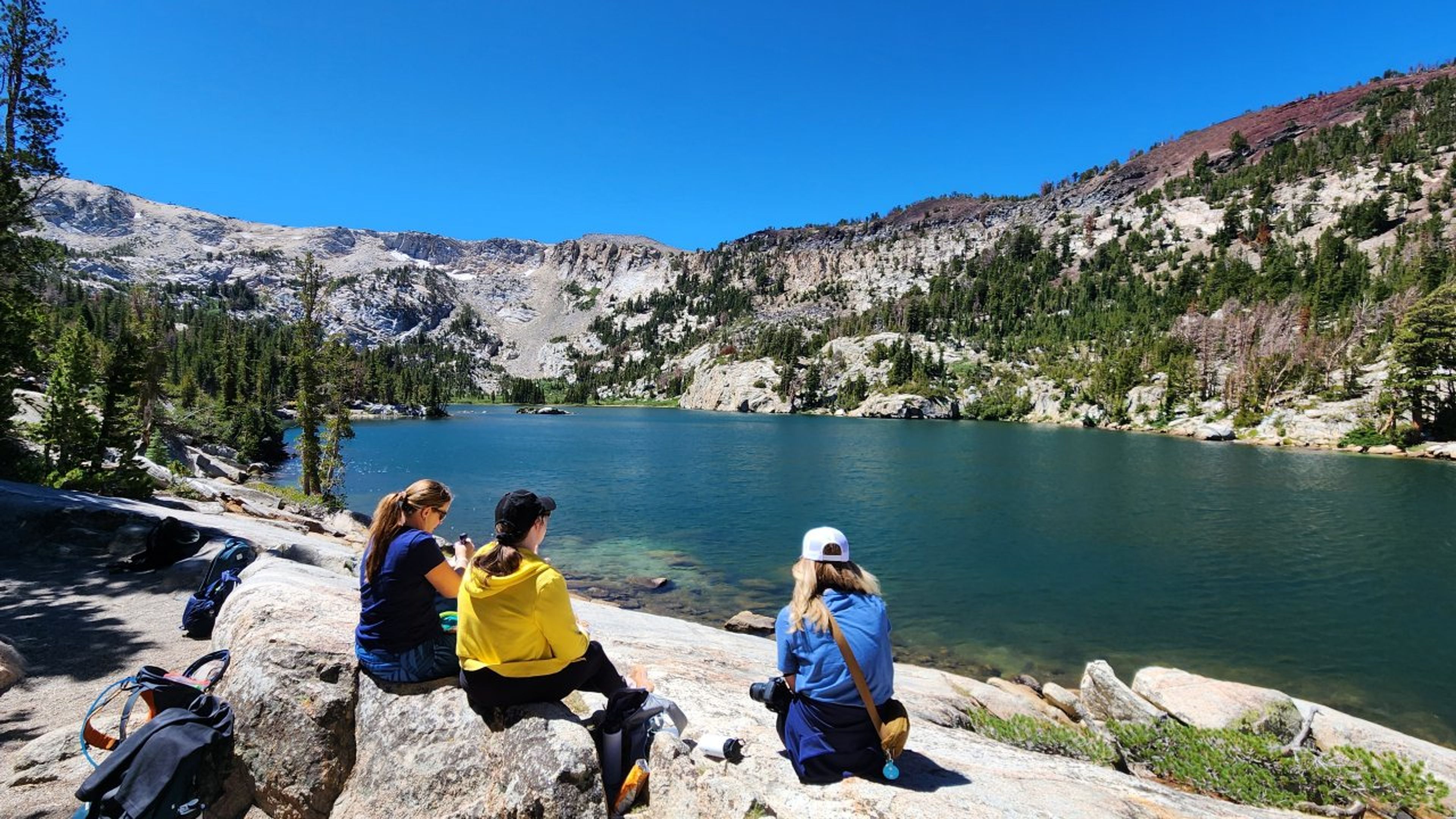 Crystal Lake Family Adventure - Day Hike with TrekSierra - slide 1