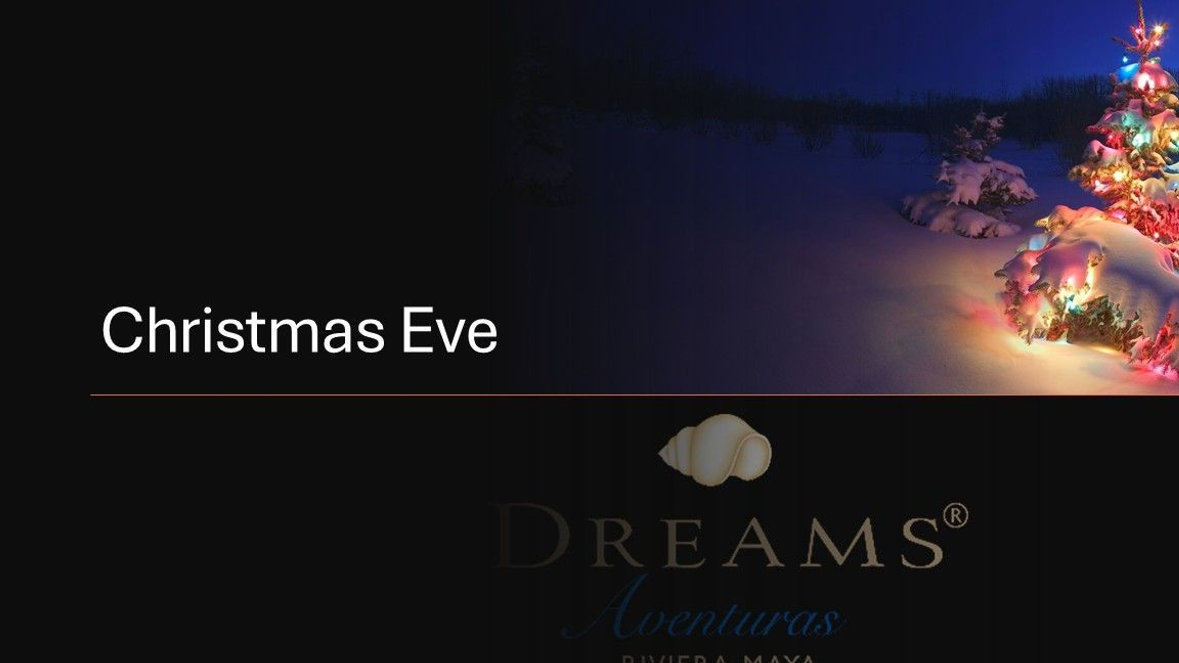 CHRISTMAS EVE DINNER & SHOW - slide 1