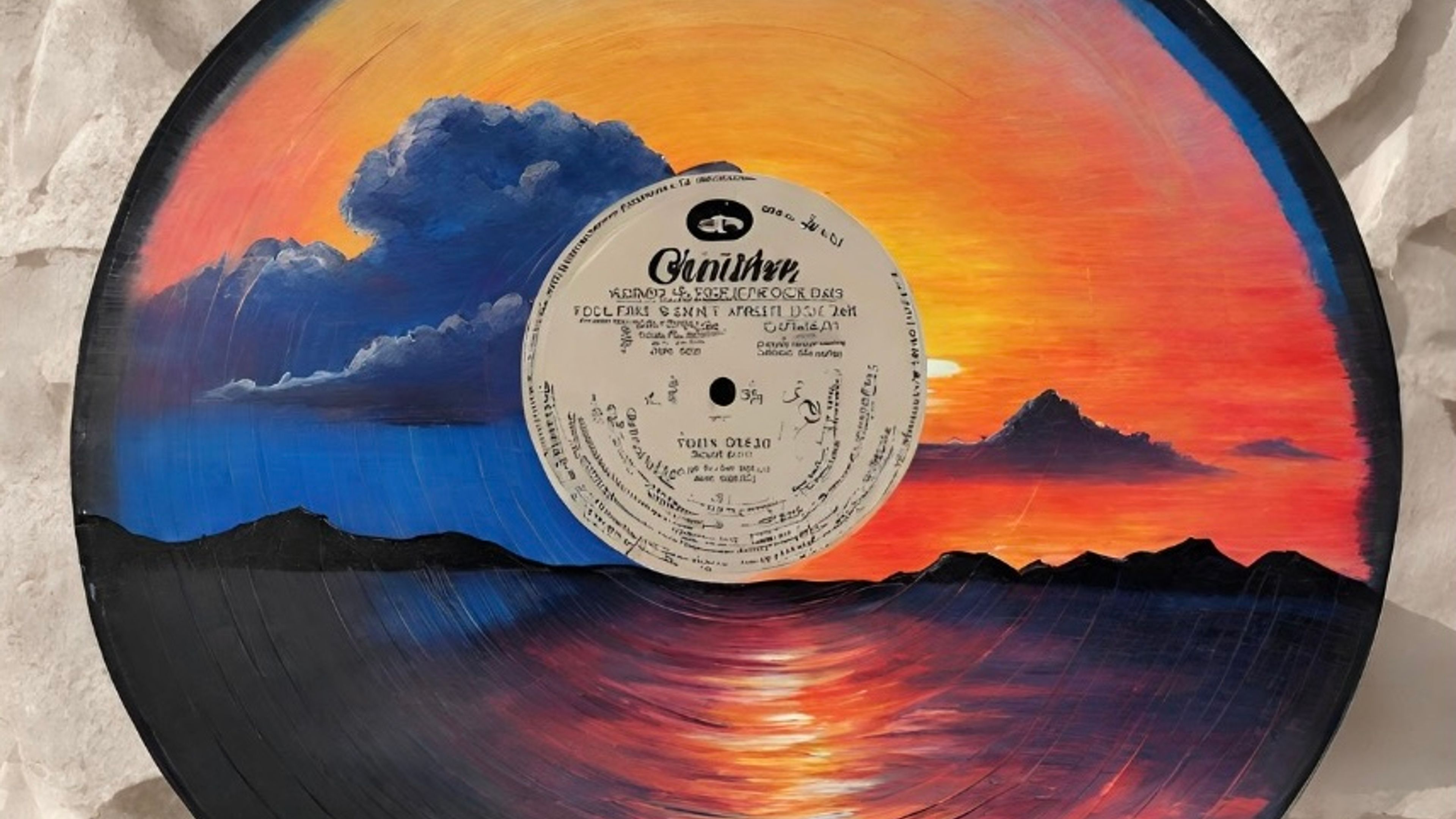 Painting on Vinyl Records - 滑動 1