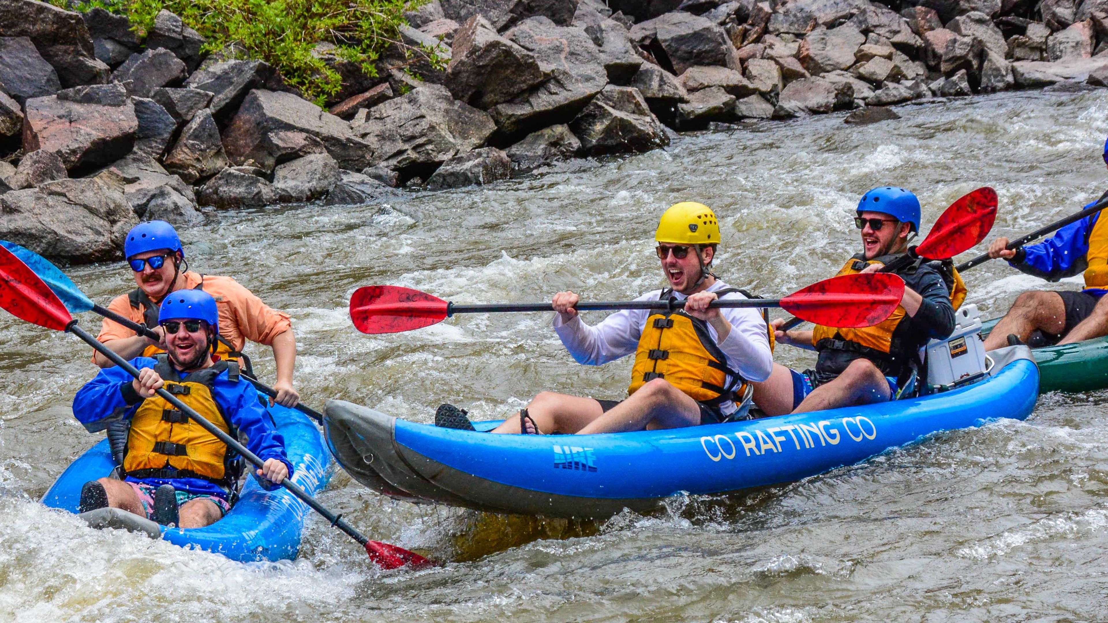 Guided Upper Colorado River Inflatable Kayak: Half Day Trip - slide 1