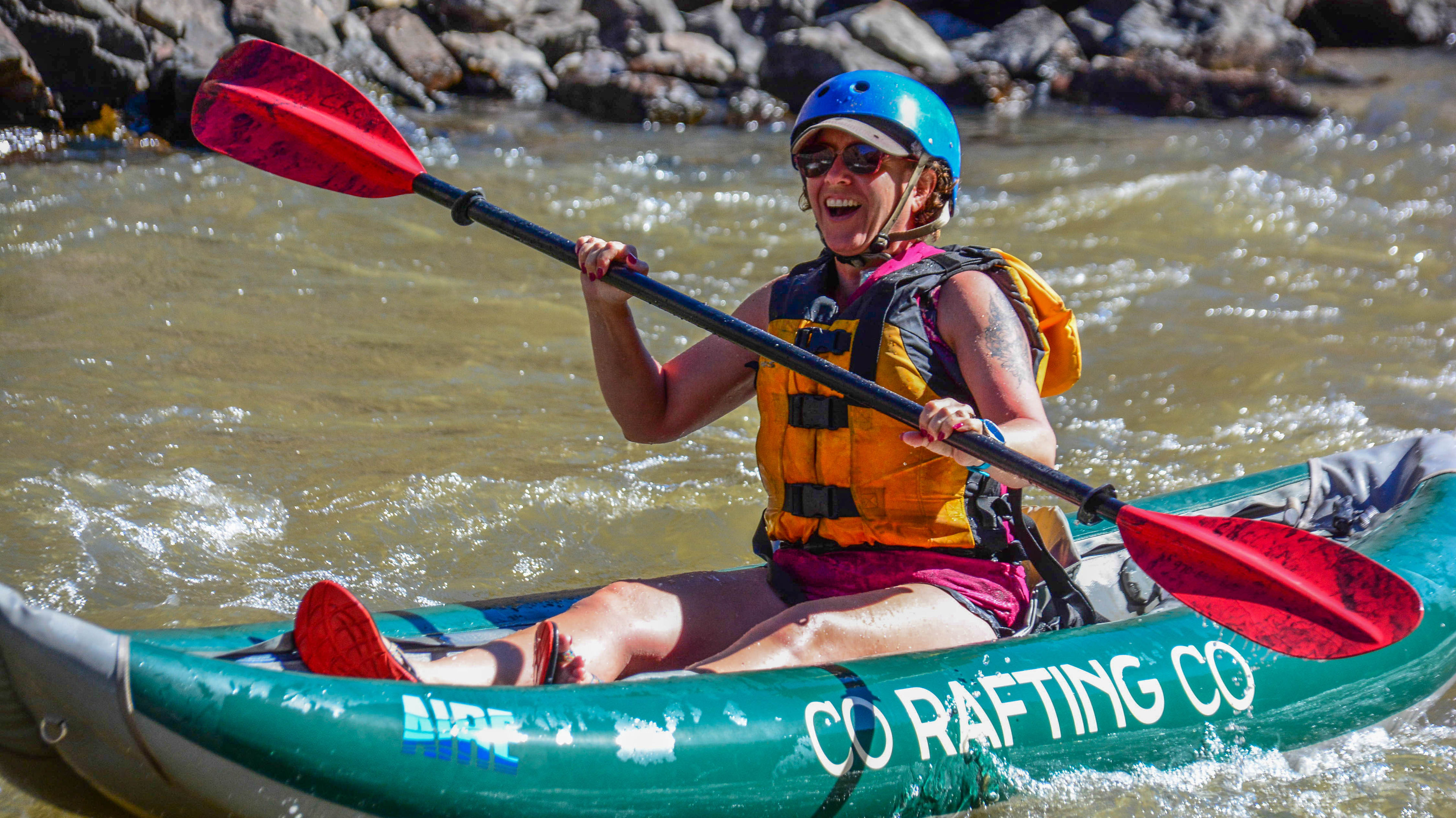 Guided Upper Colorado River Inflatable Kayak: Half Day Trip - slide 16