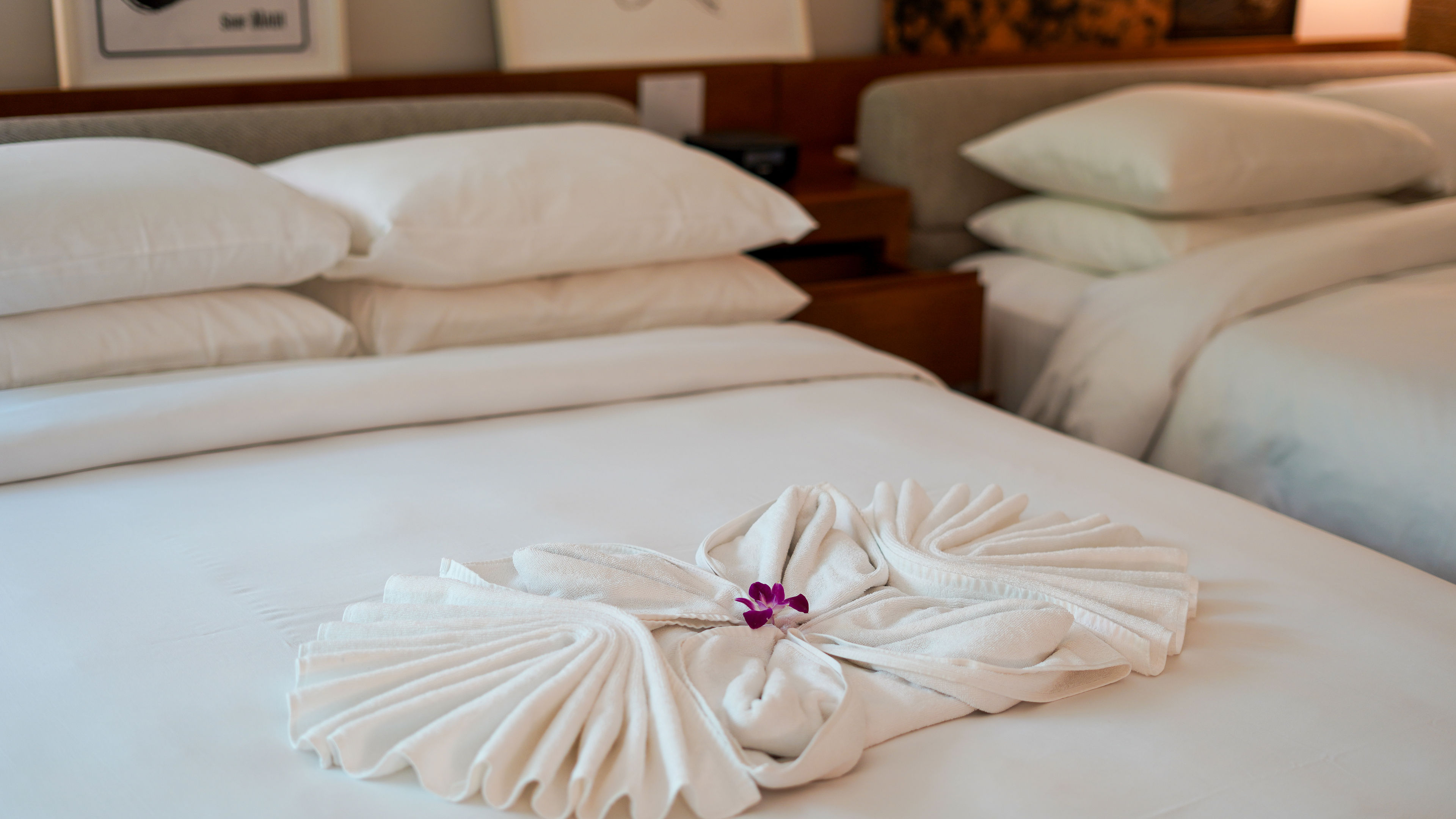 Welcome with Aloha: Towel & Flower Art - 滑動 4