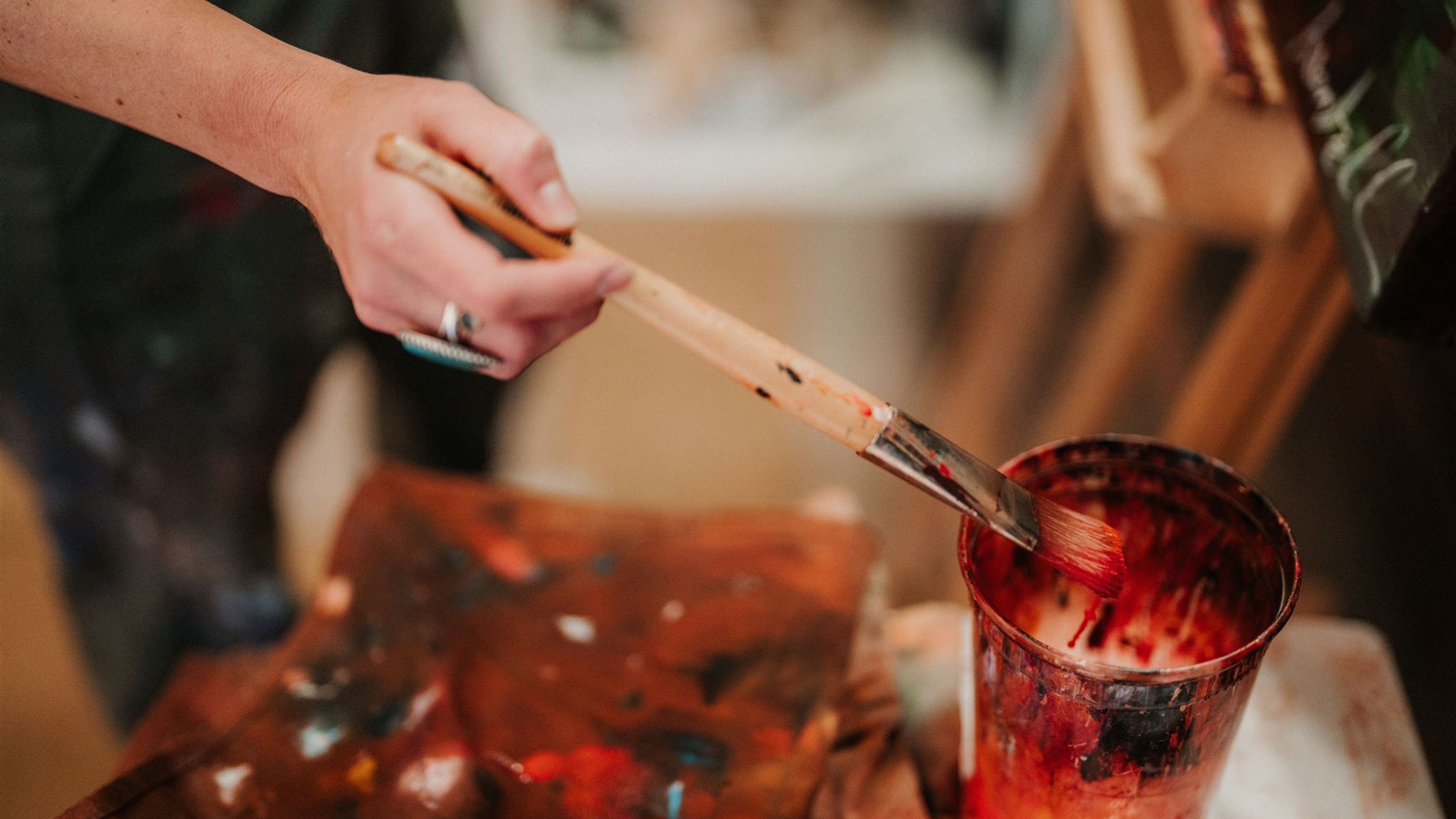 Slow Drip Watercolor Sessions & Social Club - slide 2