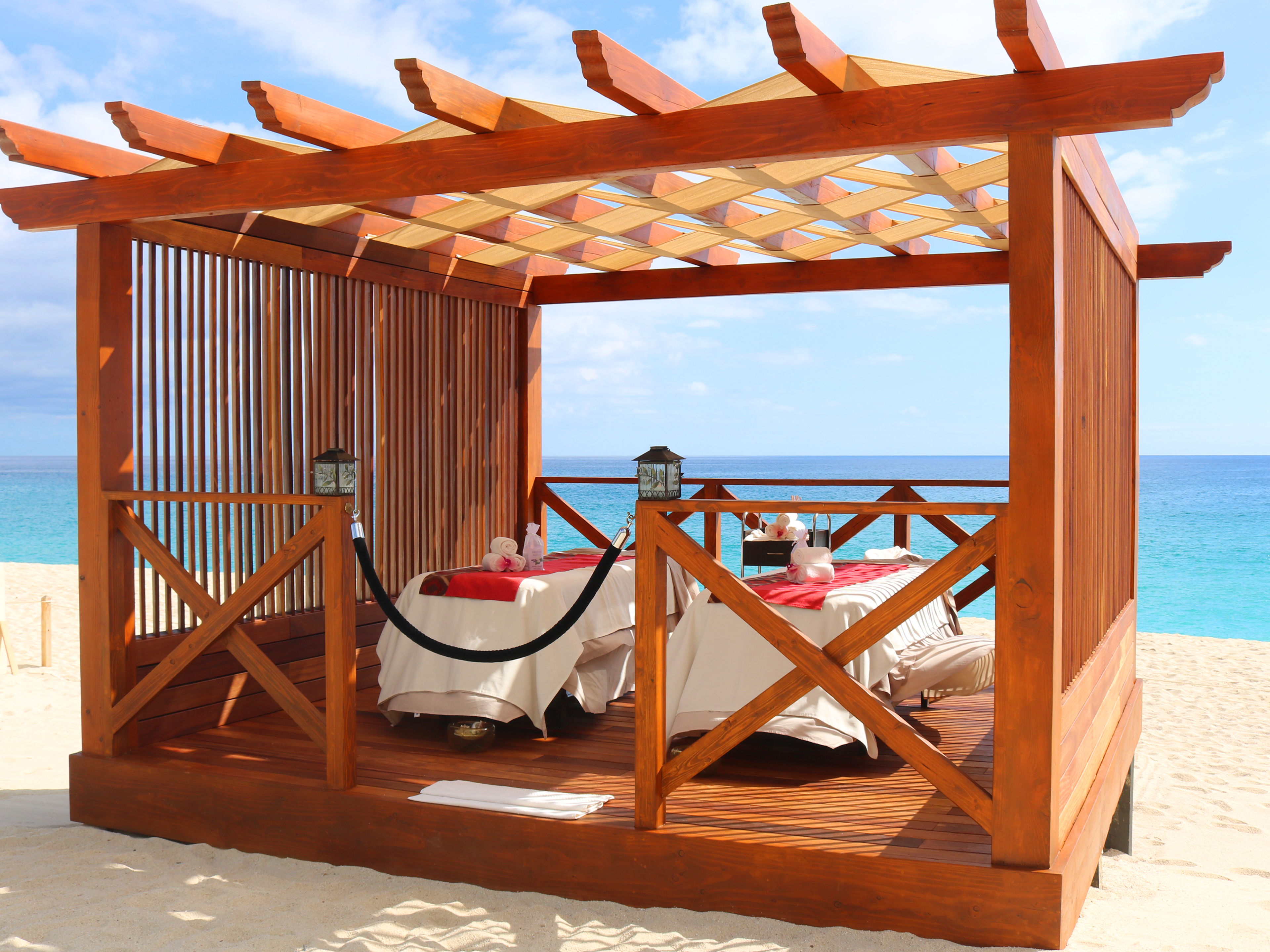 Beach Palapa Couples Massage