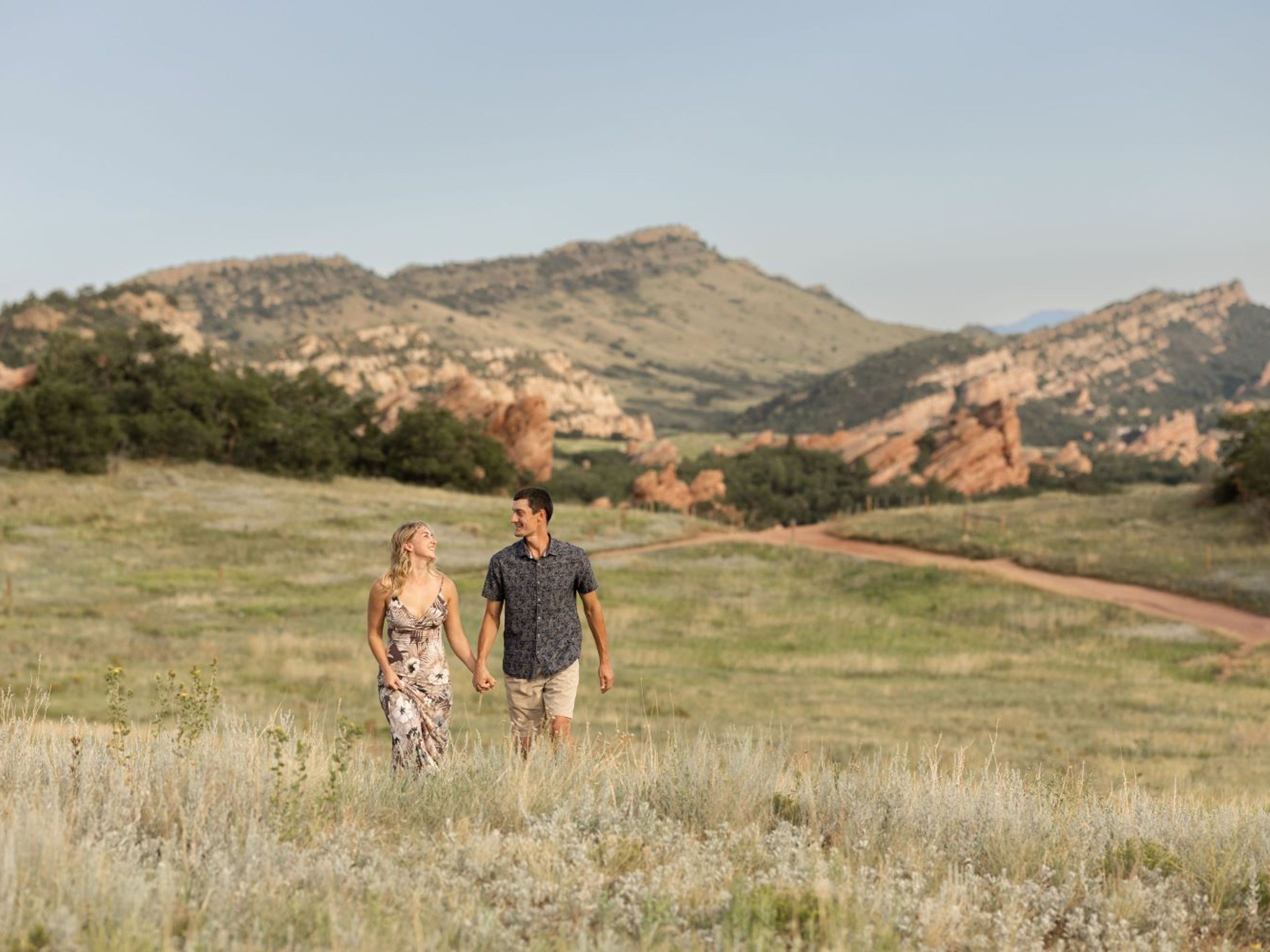 Scenic Denver Mountain and Red Rock Photoshoot