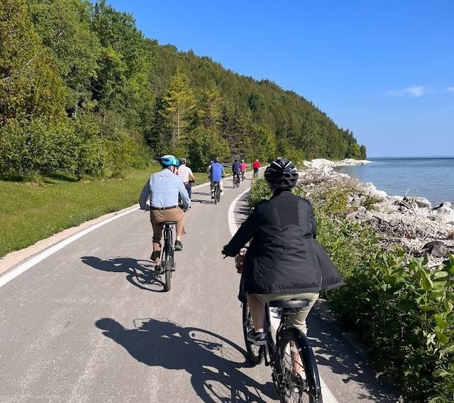 Beach 20 Mile Bike Ride Mackinac Island Perimeter Bike Tour