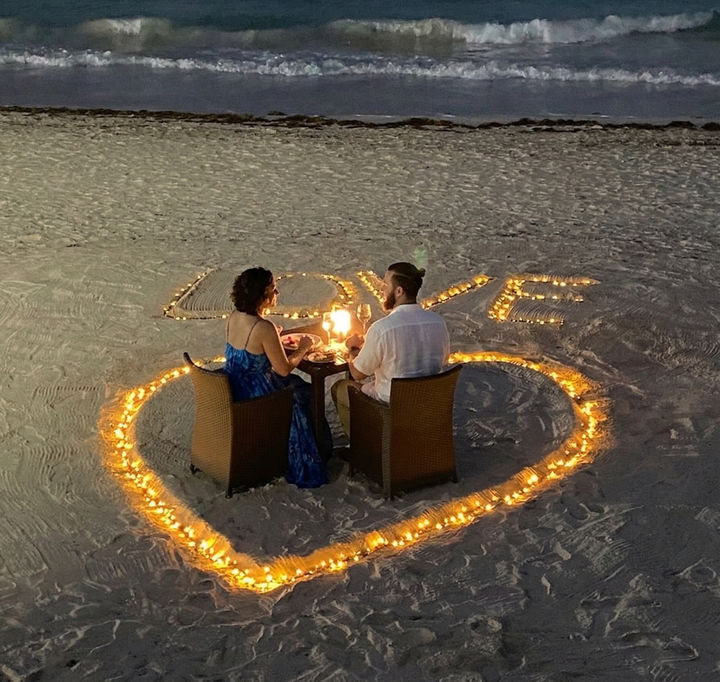 Romantic Dinner at Dreams Royal Beach