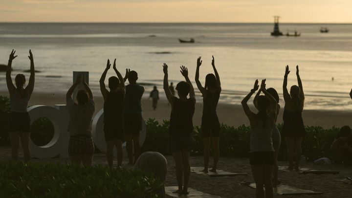 Yoga at the Top lawn