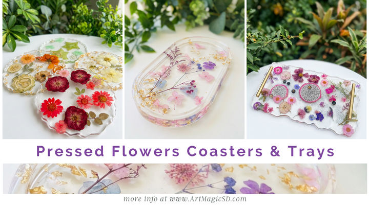 🌸 Floral Resin Art Workshop | San Diego