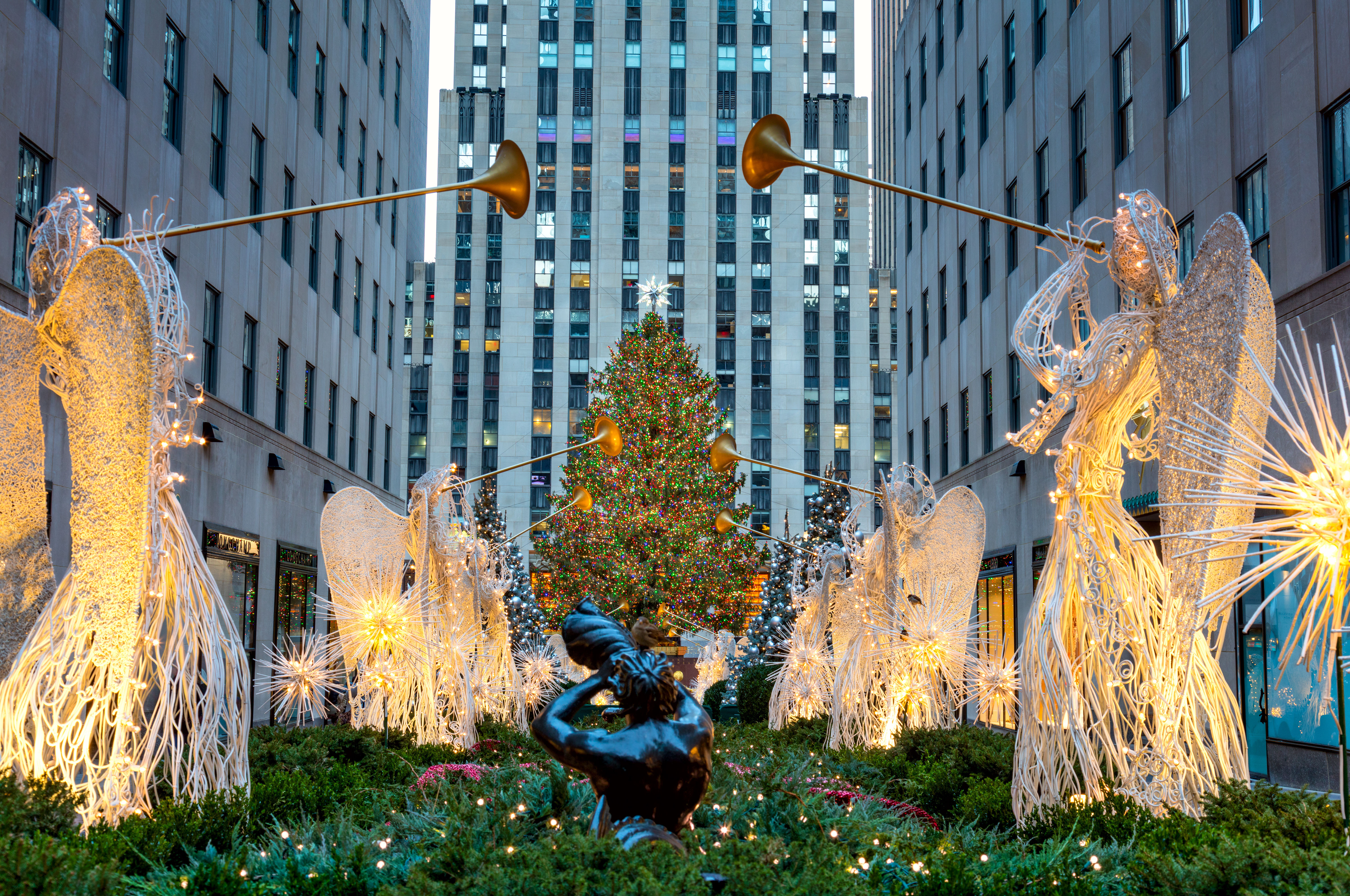 Holiday Spectacular in New York City: Festive Sights and Winter Lights - Includes Roundtrip Airfare for Two